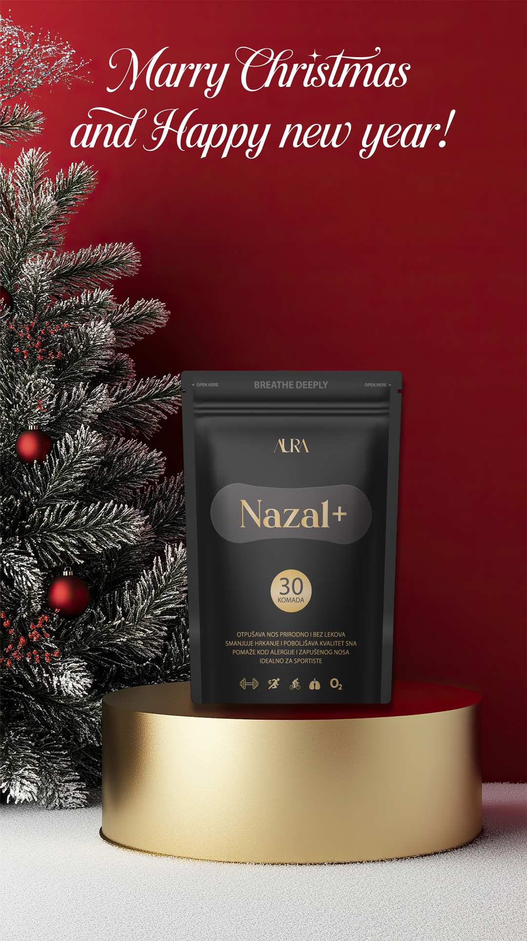 Srećna Nova 2026. godina želi vam Nazal+